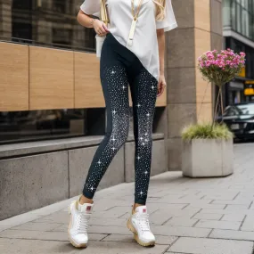 2023 new fashionable shiny hot diamond leggings