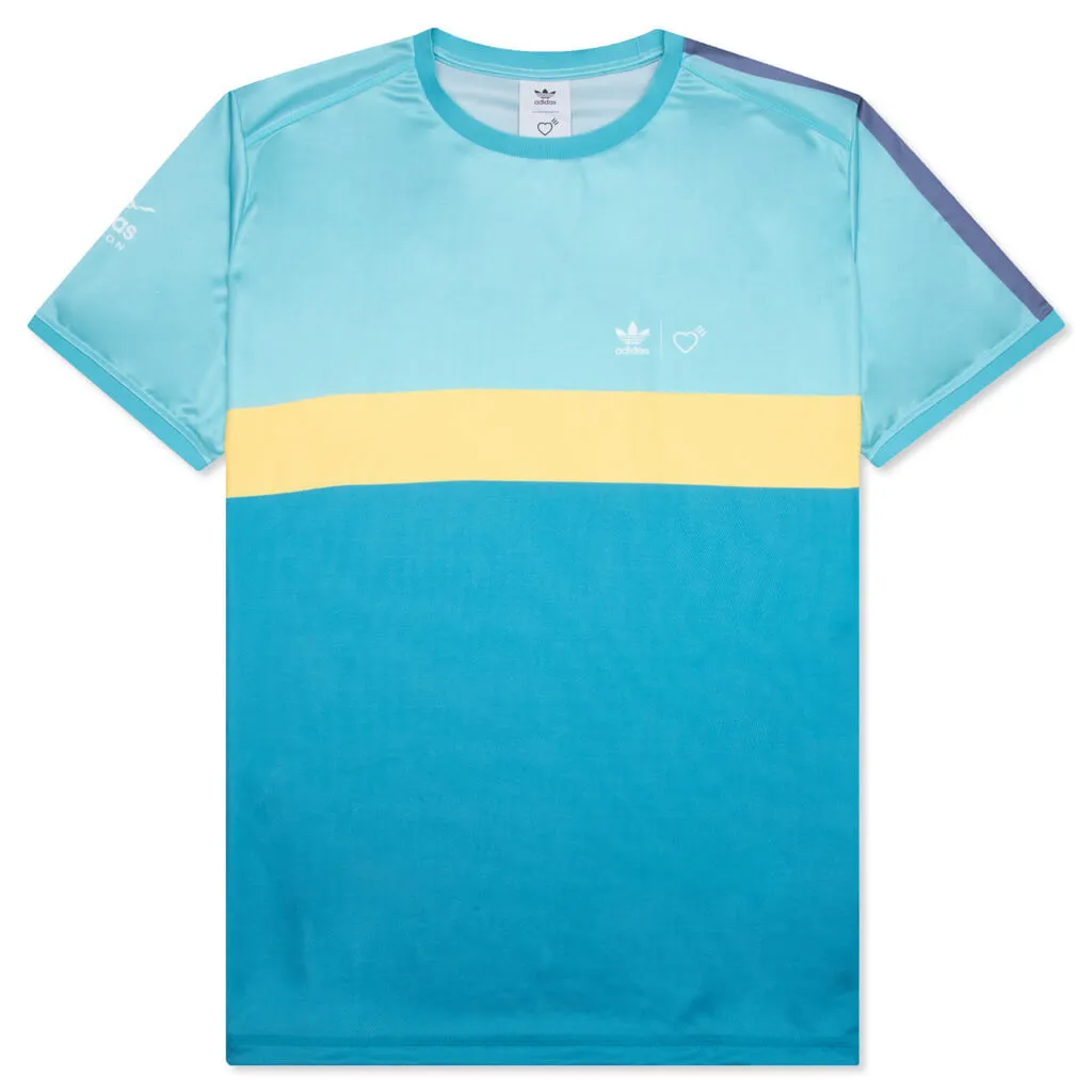 Adidas Originals x Graphic Tee - Light Aqua