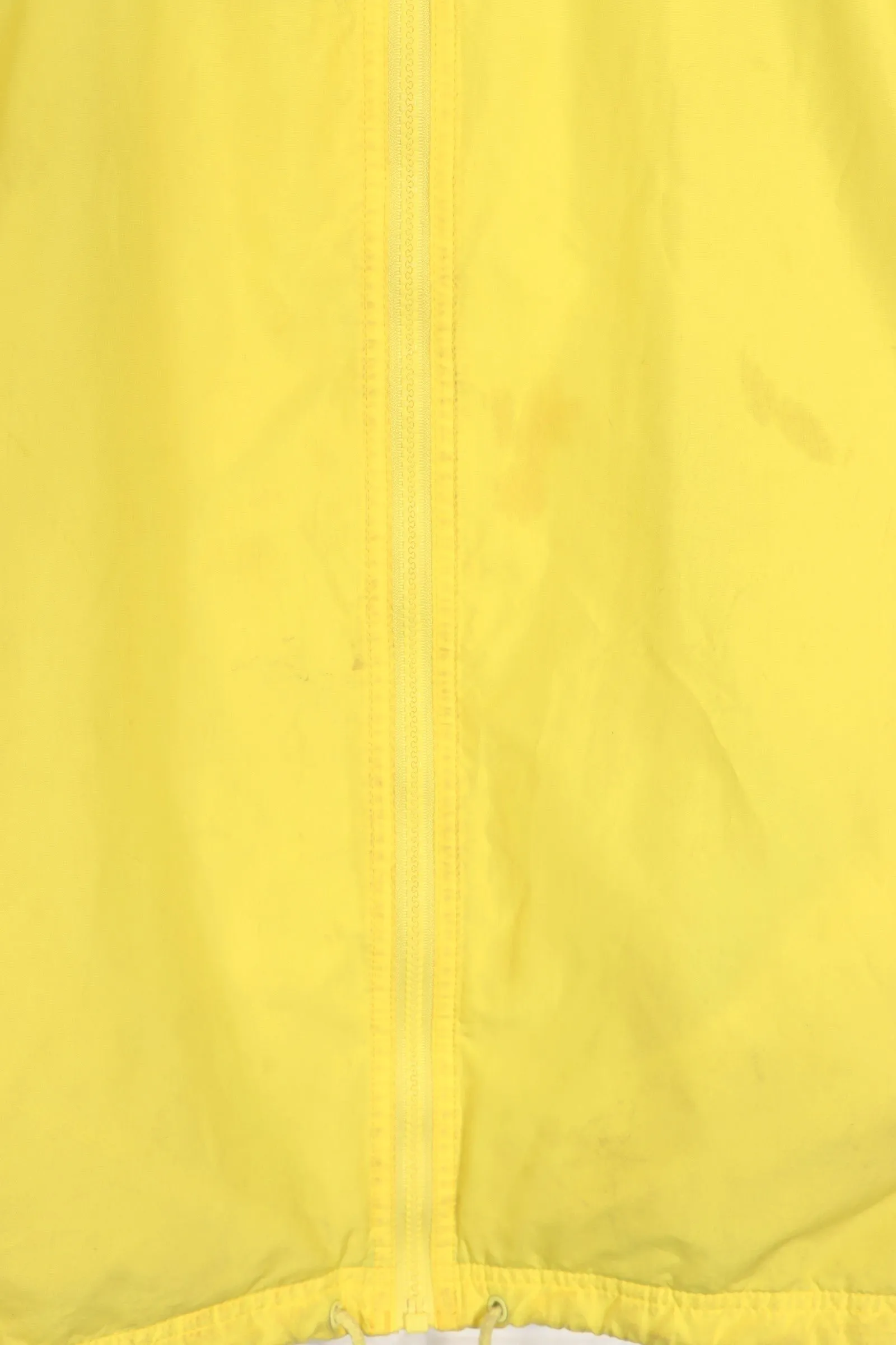 ADIDAS Yellow & Blue Zip Up Windbreaker Jacket (L)