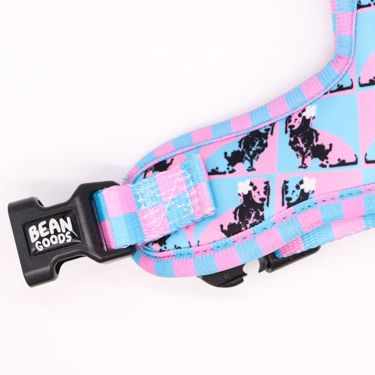 adjustable harness - pop art pups