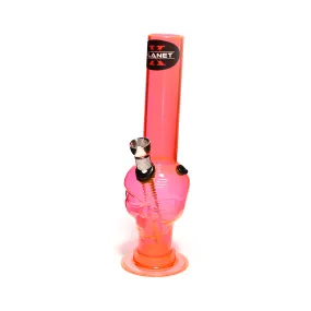 Alien Leader Mini Acrylic Bong - Pink