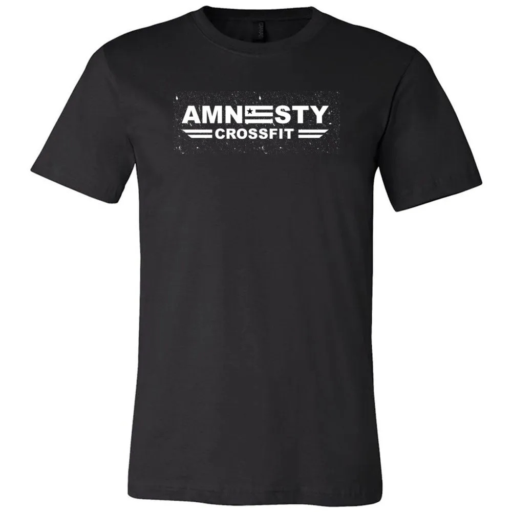 Amnesty CrossFit - Distressed - Men's T-Shirt