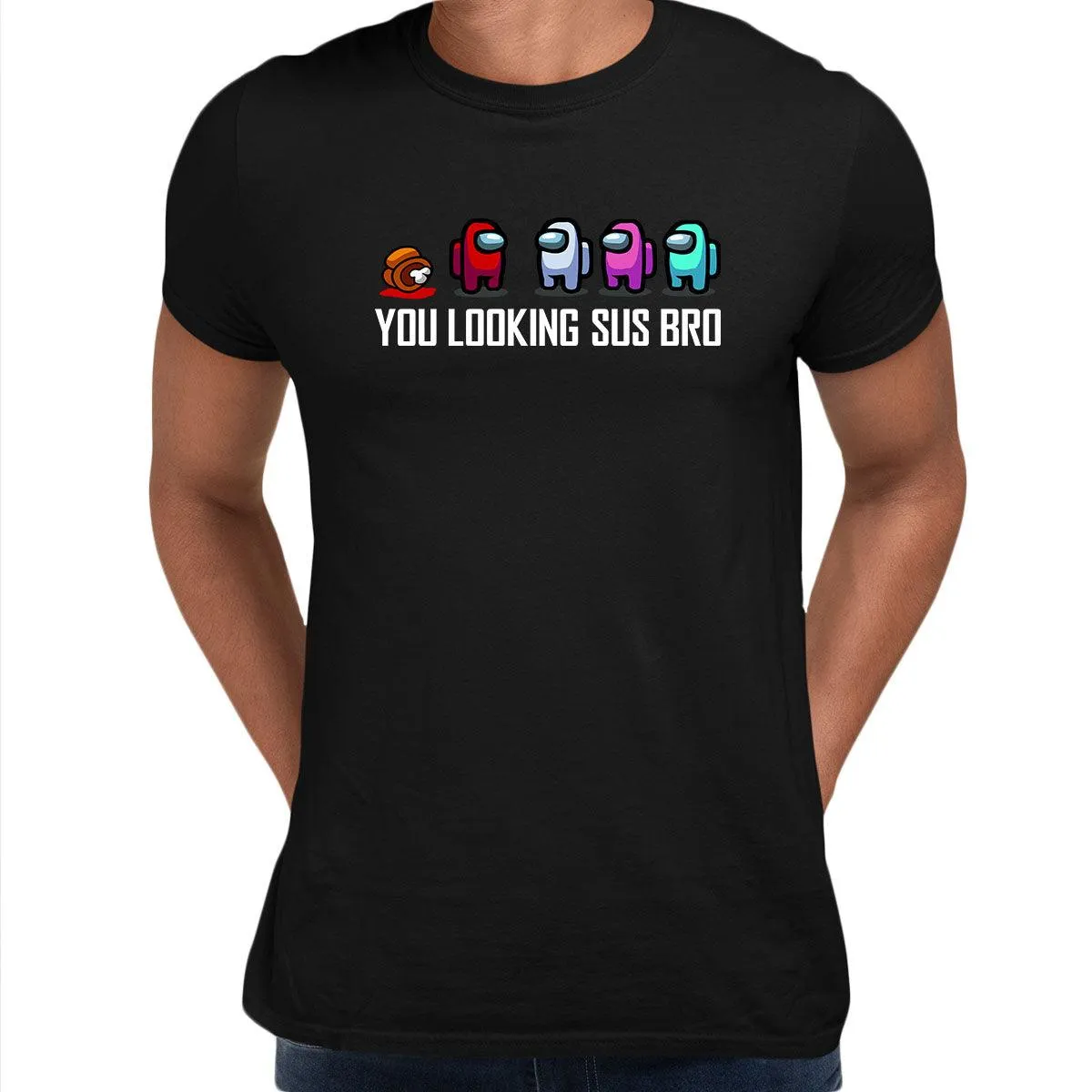 AMONG US T-SHIRT - IMPOSTOR GAMING RETRO FUNNY COOL GIFT CHRISTMAS CREW MATE SUS Unisex T-Shirt