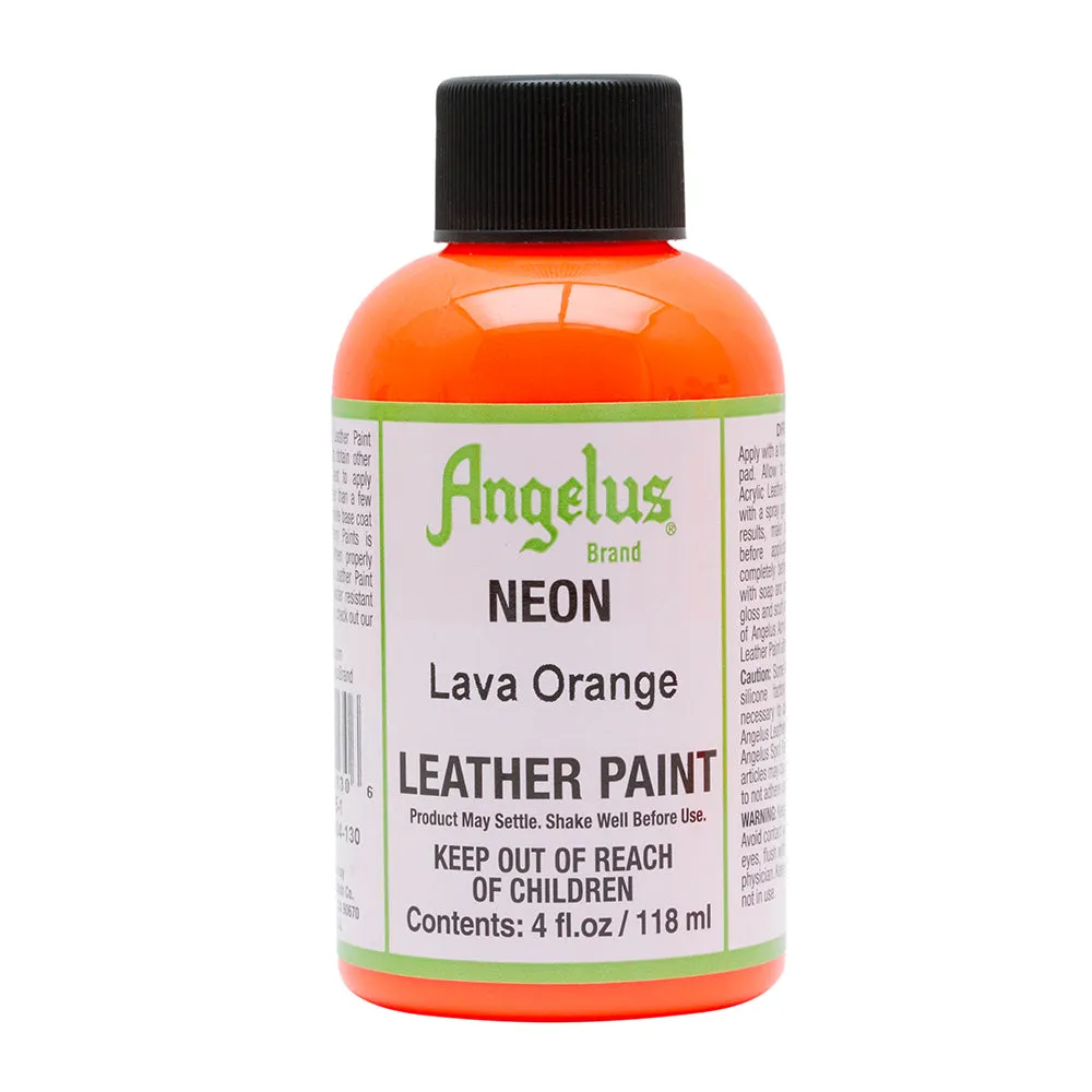 Angelus Neon Lava Orange Leather Paint 093