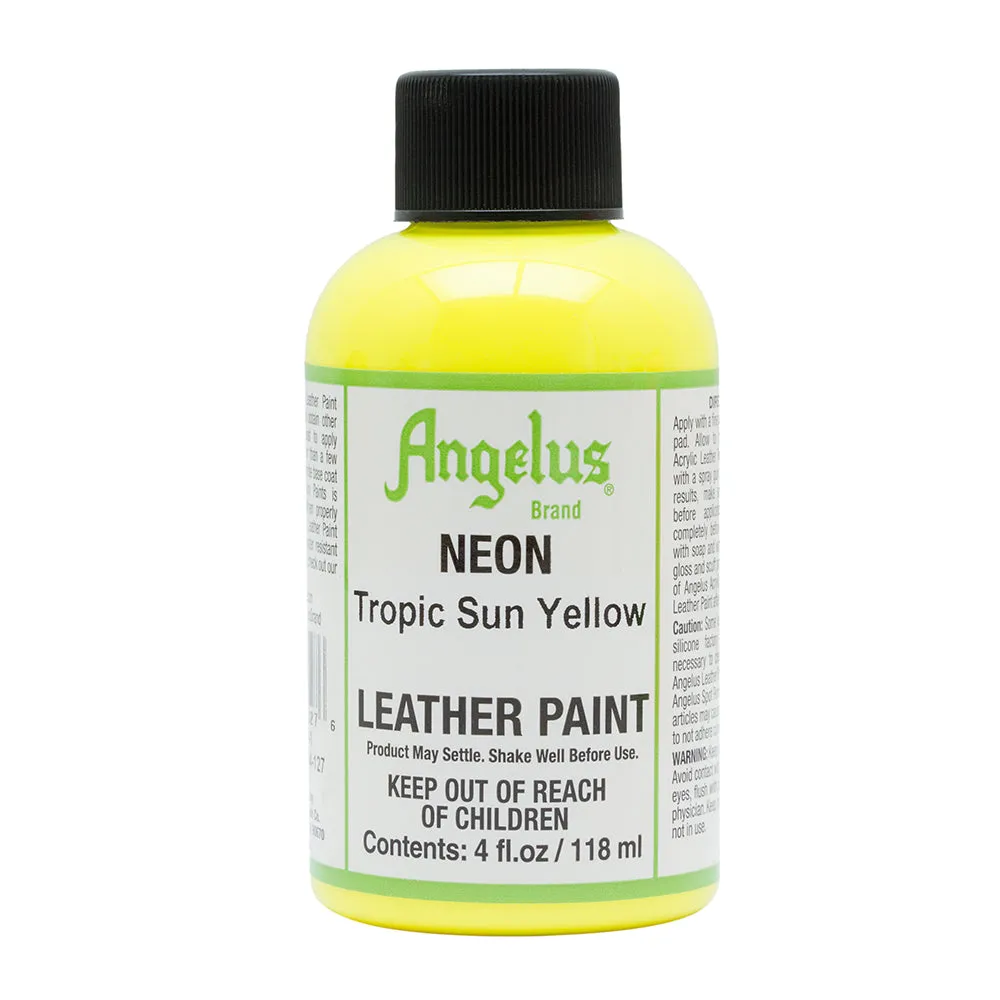 Angelus Neon Tropic Sun Yellow Leather Paint 090