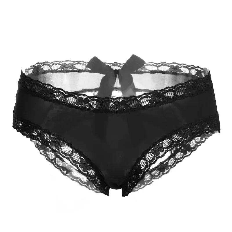 Bare Bum Lace Bowtie Panty