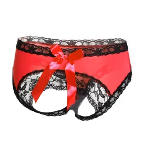 Bare Bum Lace Bowtie Panty