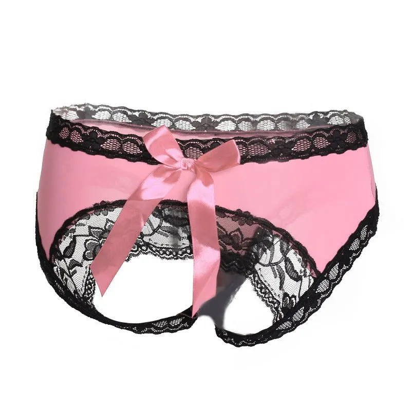 Bare Bum Lace Bowtie Panty