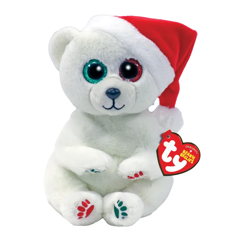 Beanie Belly Holiday Collection - Emery the Polar Bear