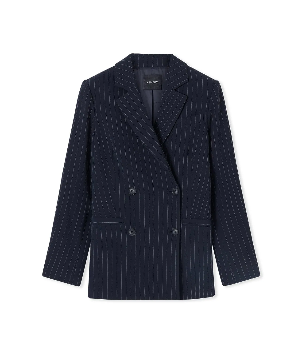 BELEN PINTRIPE BLAZER- MIDNIGHT