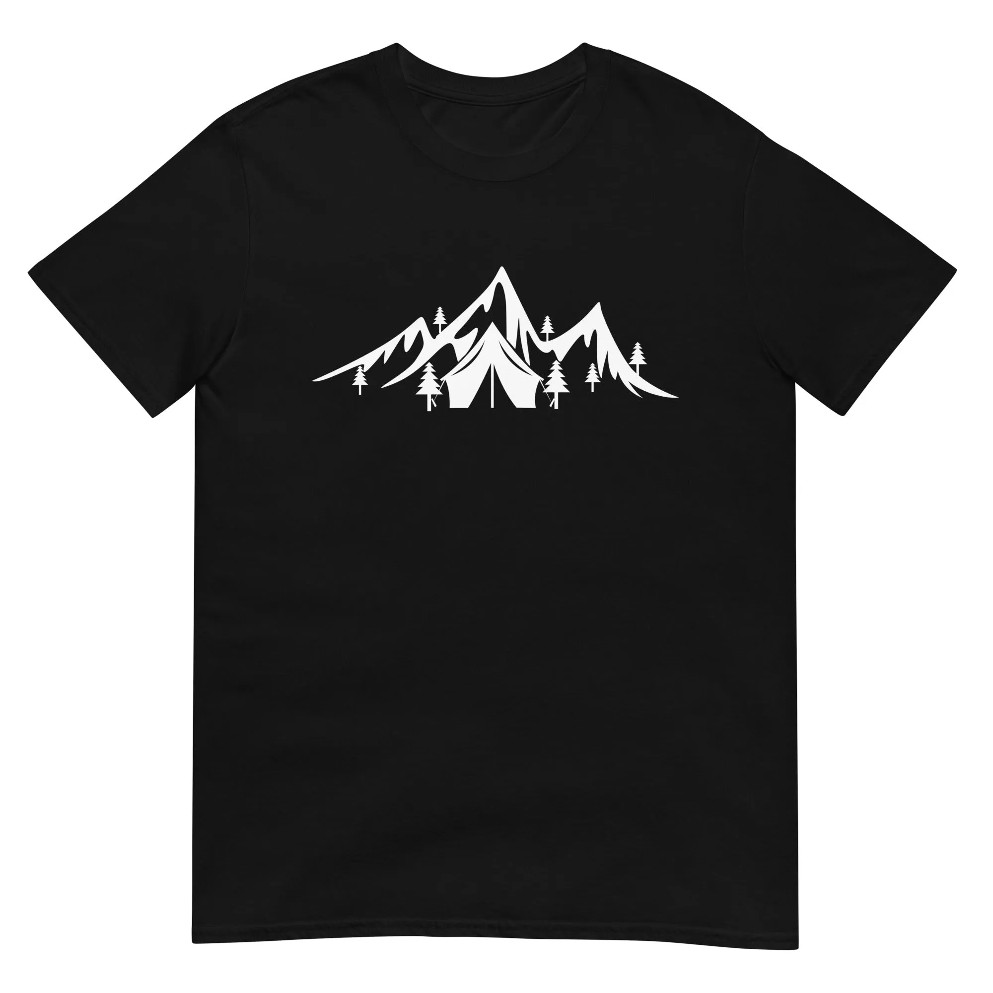 Berge - Camping - T-Shirt (Unisex)