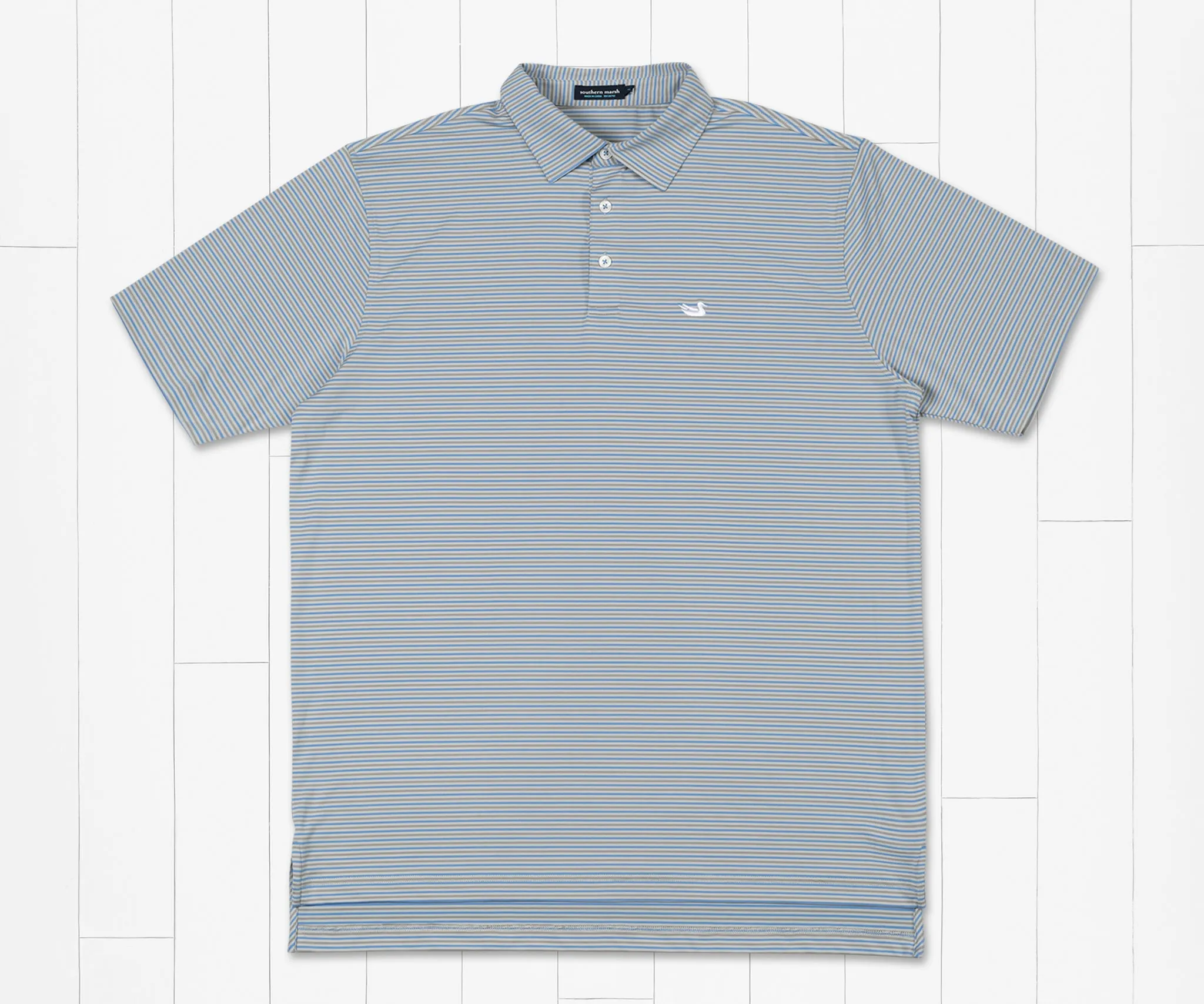 Bermuda Performance Polo - Sumter Stripe