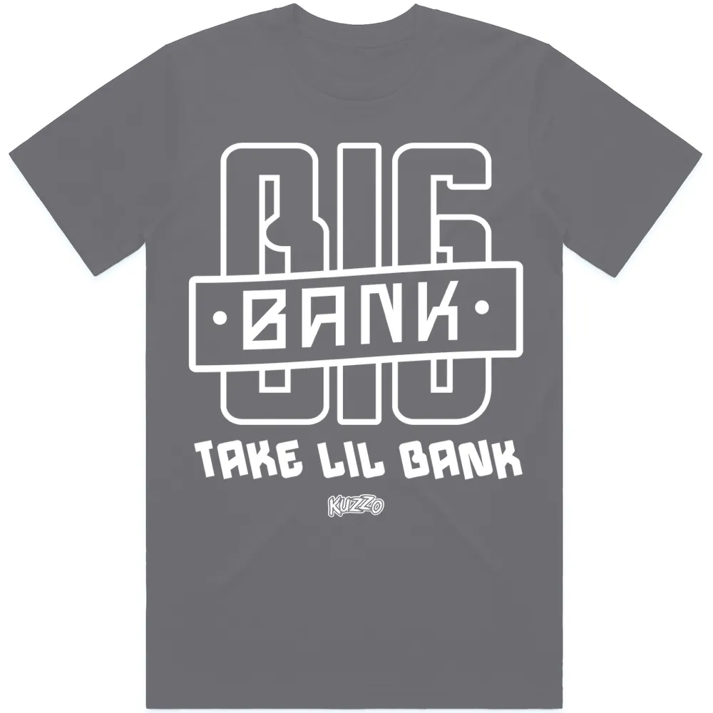 BIG BANK : Sneaker Shirt to Match : Asphalt Grey