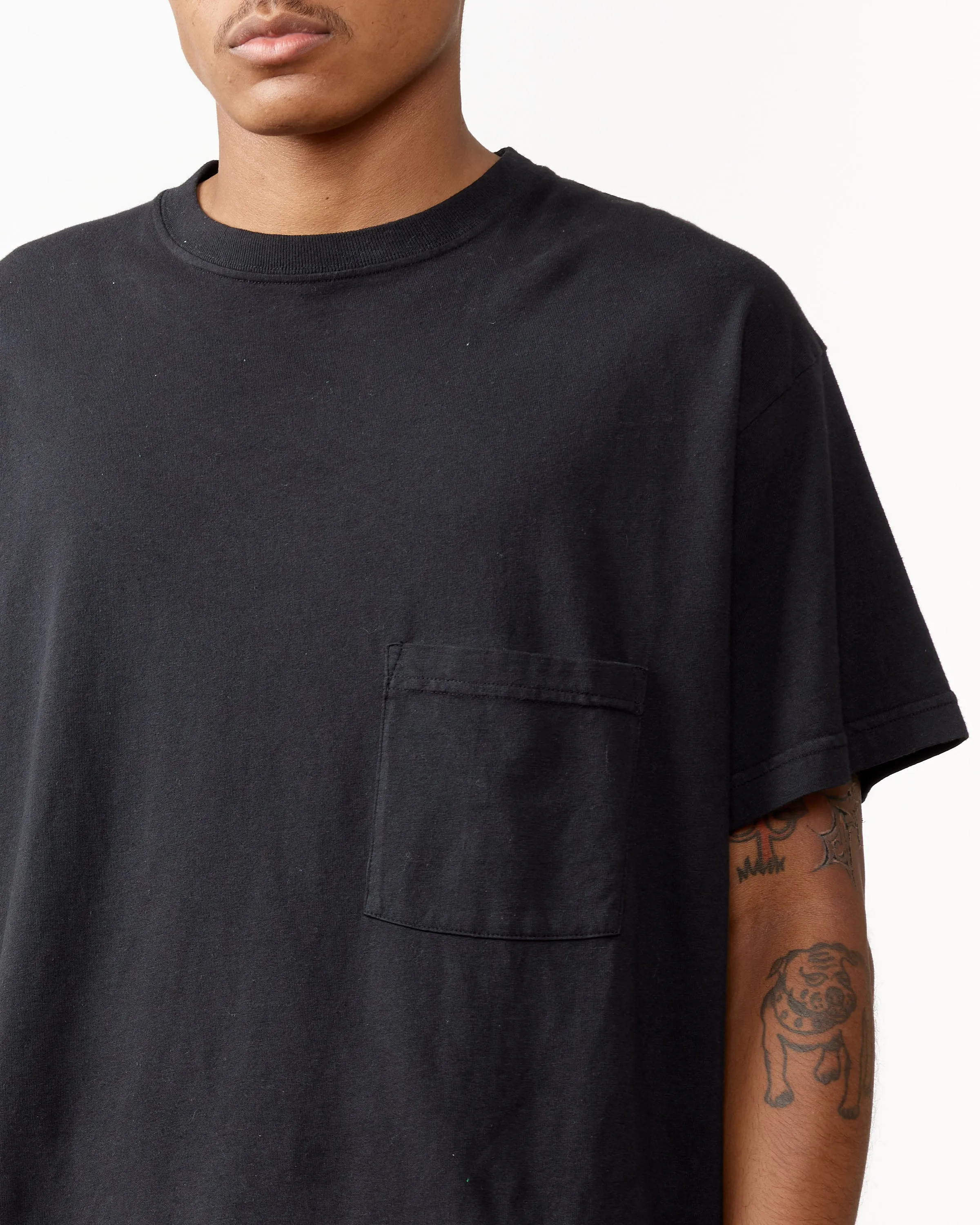 Big Pocket Tee in Black