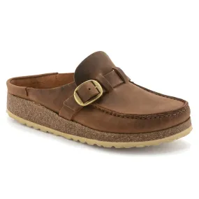 Birkenstock Buckley clog full grain leather n1024028 cognac