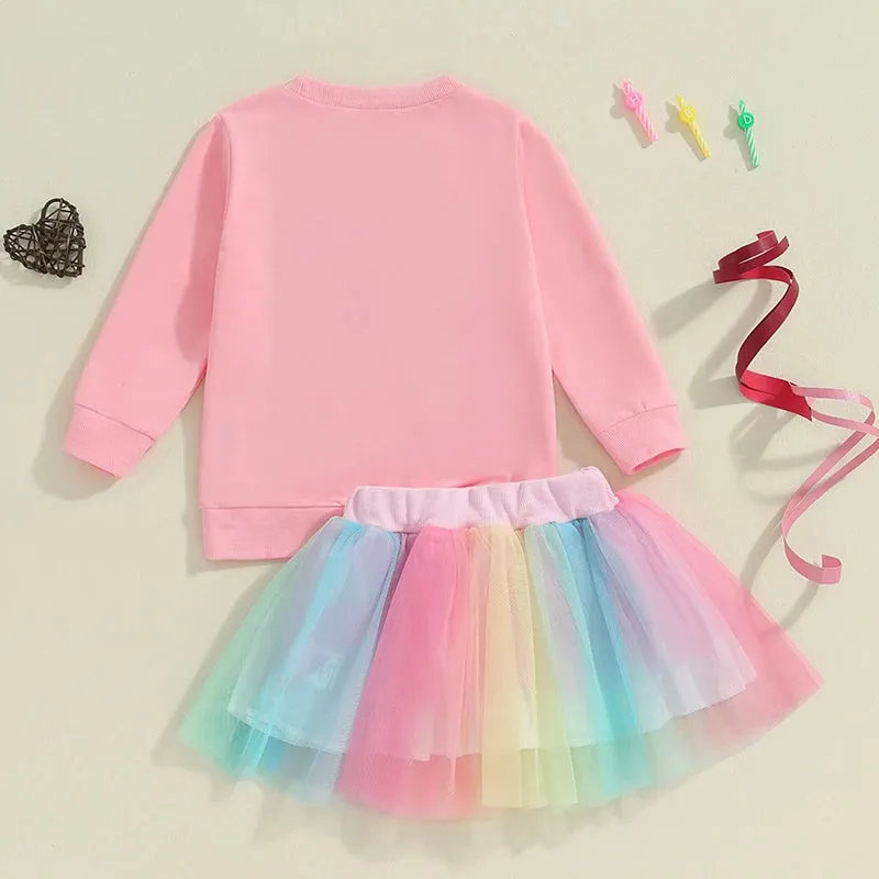 BIRTHDAY Rainbow Tutu