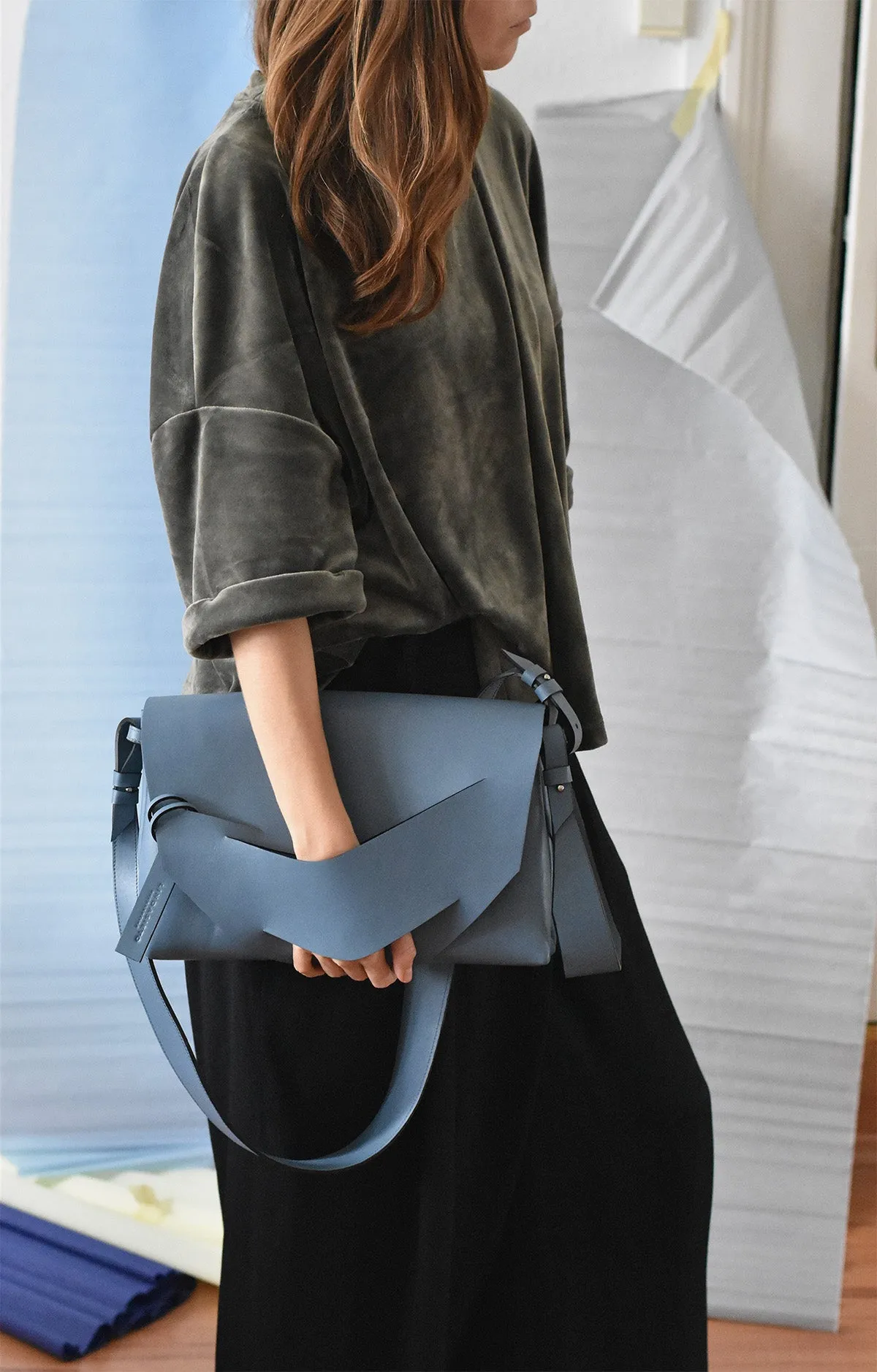 Boomerang Hybrid Bag - Muted Blue