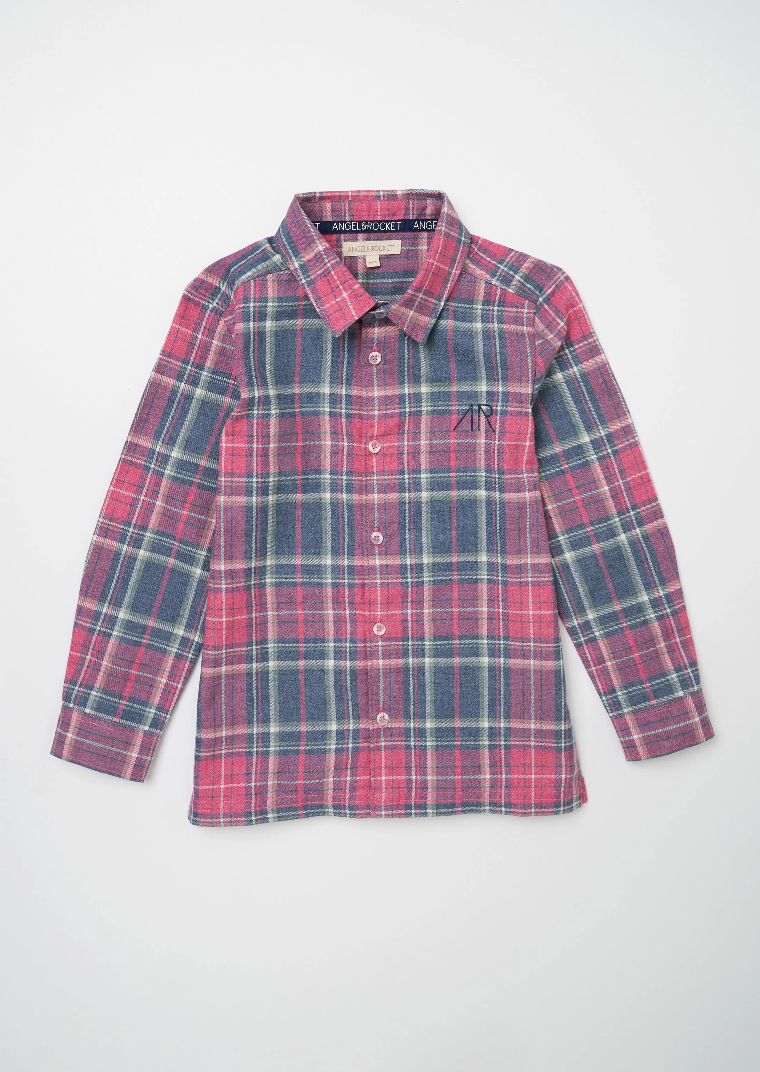 Boys Checked Full Sleeves Cotton Shirt