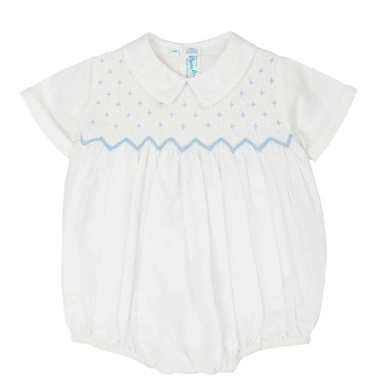 Boy's Diamond Smocked Bubble Feltman Brothers