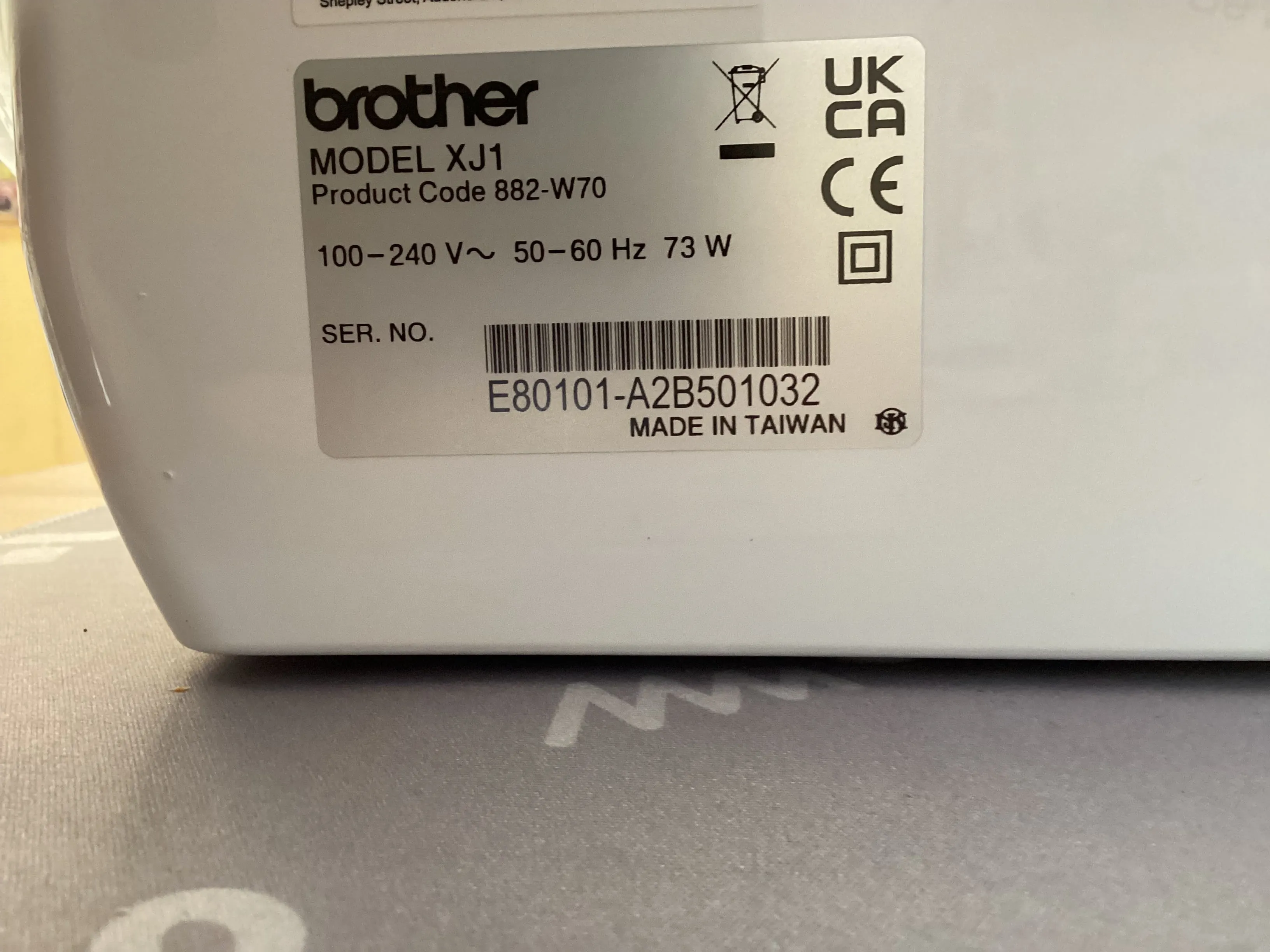 Brother Stellaire XJ1 Sewing & Embroidery Machine