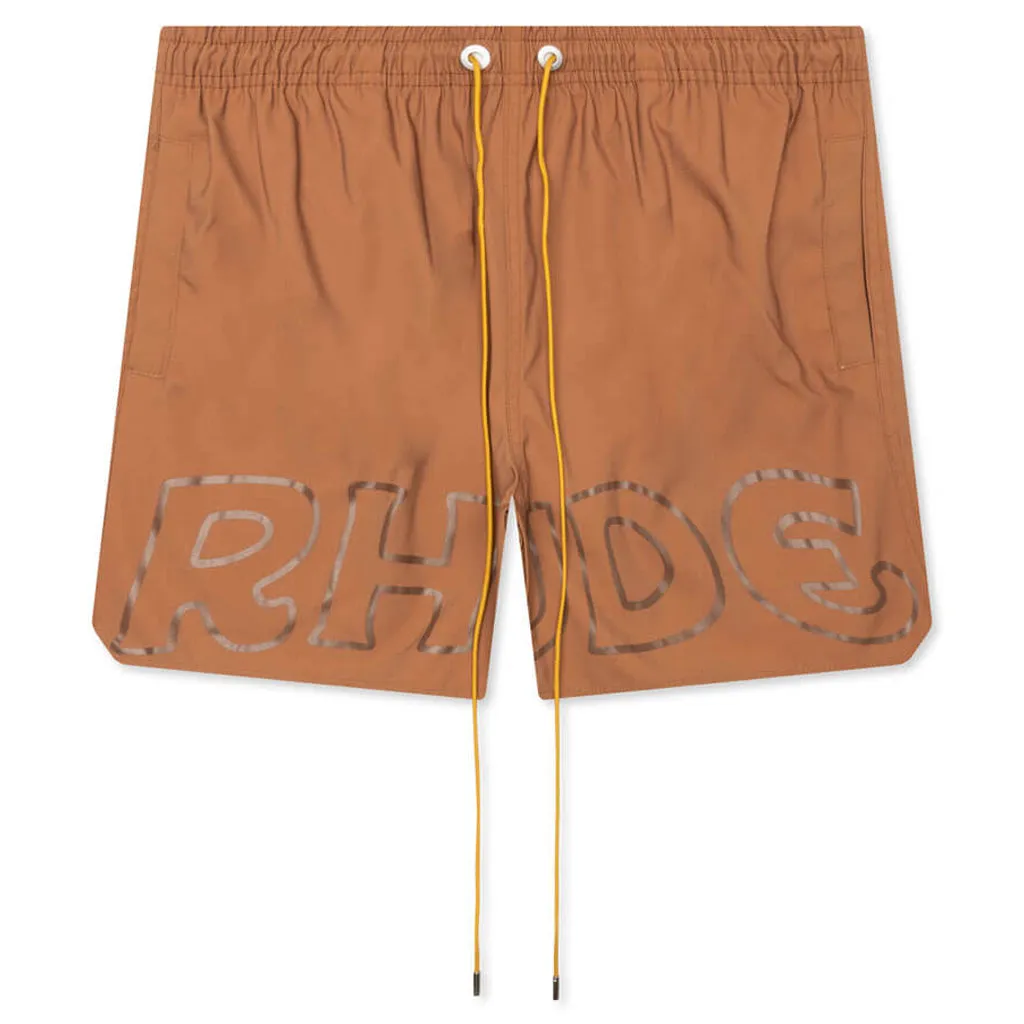 Camel Logo Swim Trunk - Camel