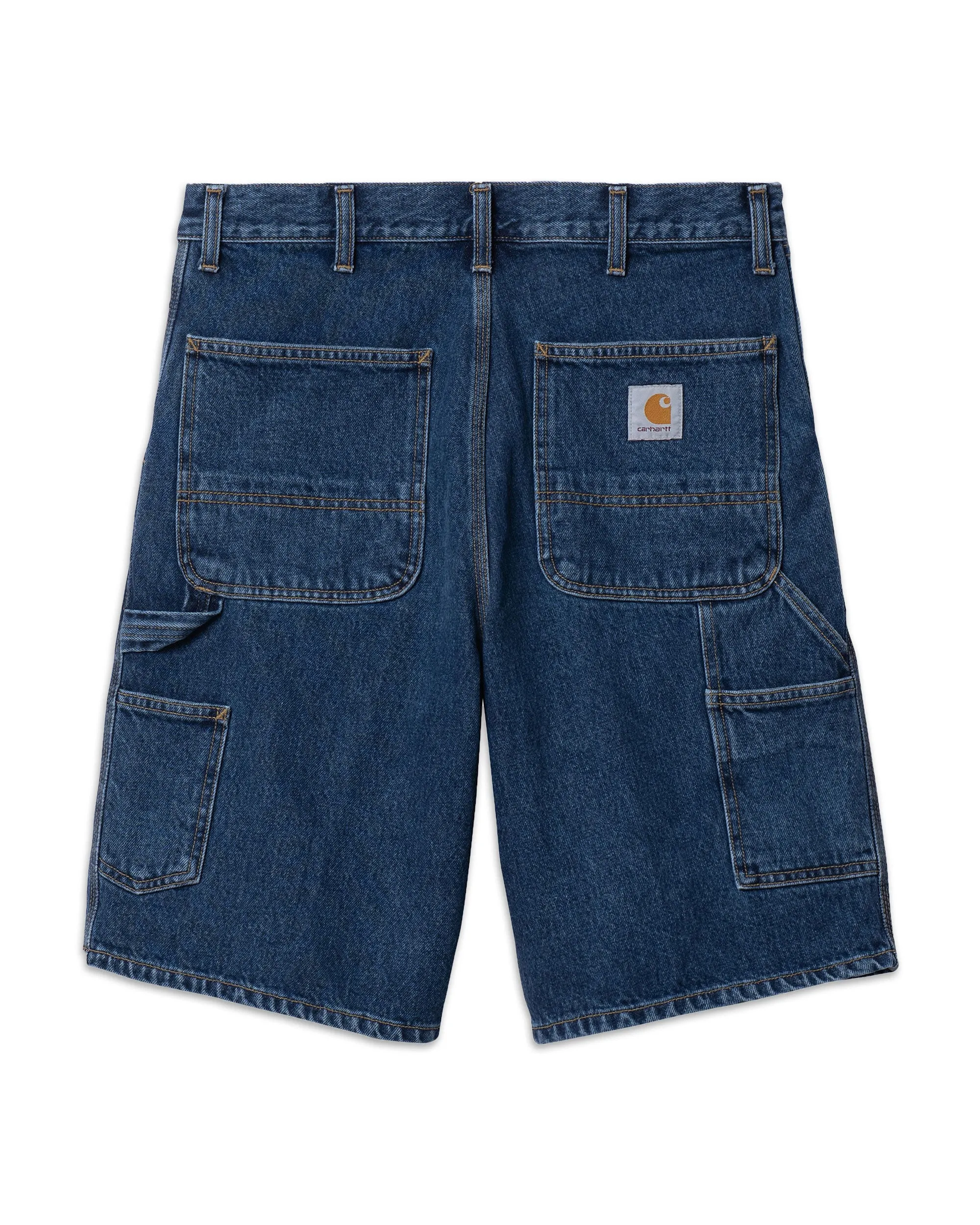 Carhartt Wip Single Knee Short Blue Stone Washed