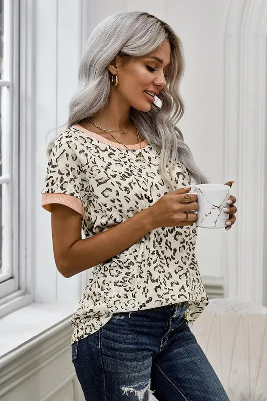 Champagne Cheetah Top