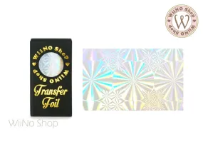 Clear Holographic Pattern Nail Transfer Foil (CH-02)