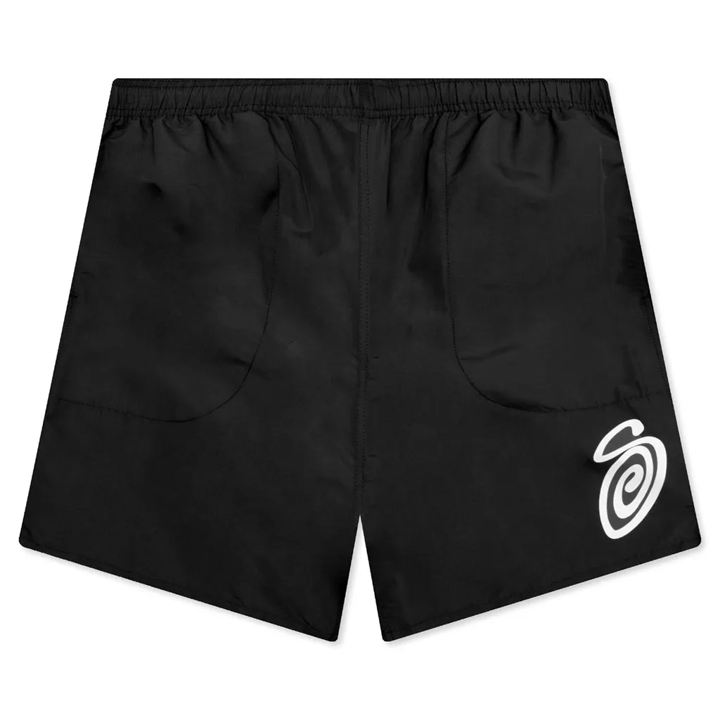 Curly S Water Short - Black