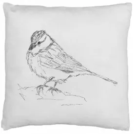 Custom Printed Pillow Cover in White or Natural