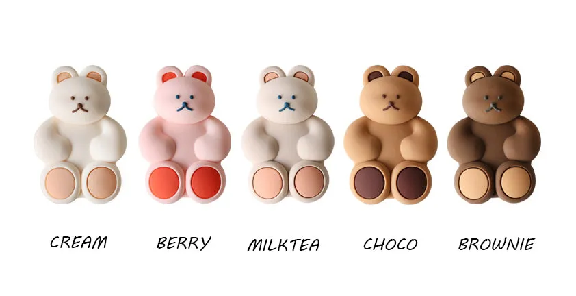 Cute Bear Griptok Cellphone Holder Tablet Stand soft Silicone 3 Step