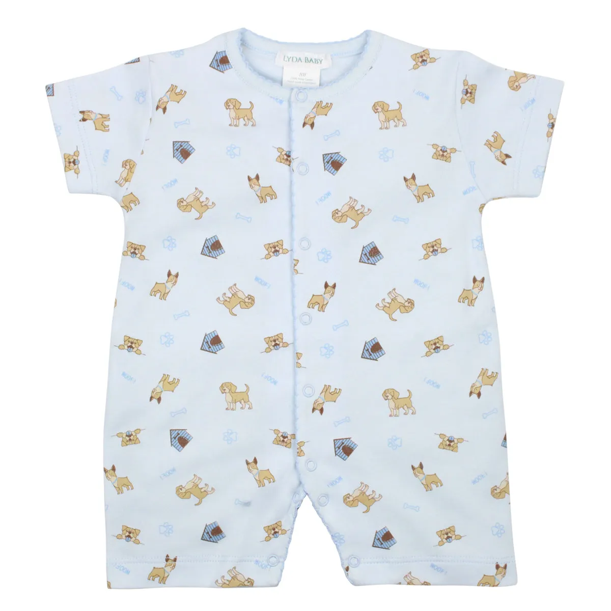 Cute Puppies Printed Romper | Baby Boy