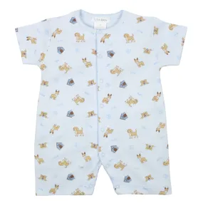 Cute Puppies Printed Romper | Baby Boy