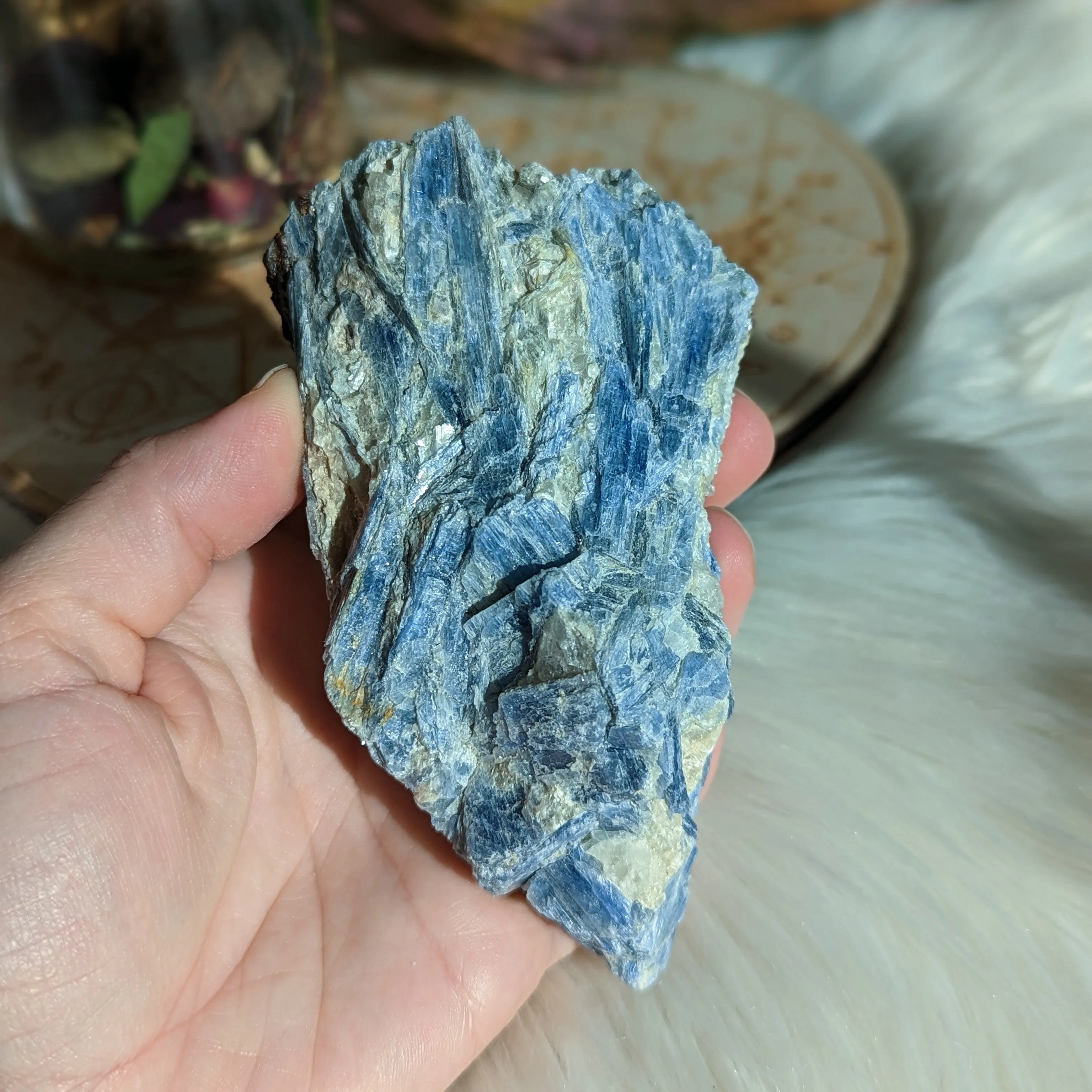 Dazzling Blue Kyanite in Matrix