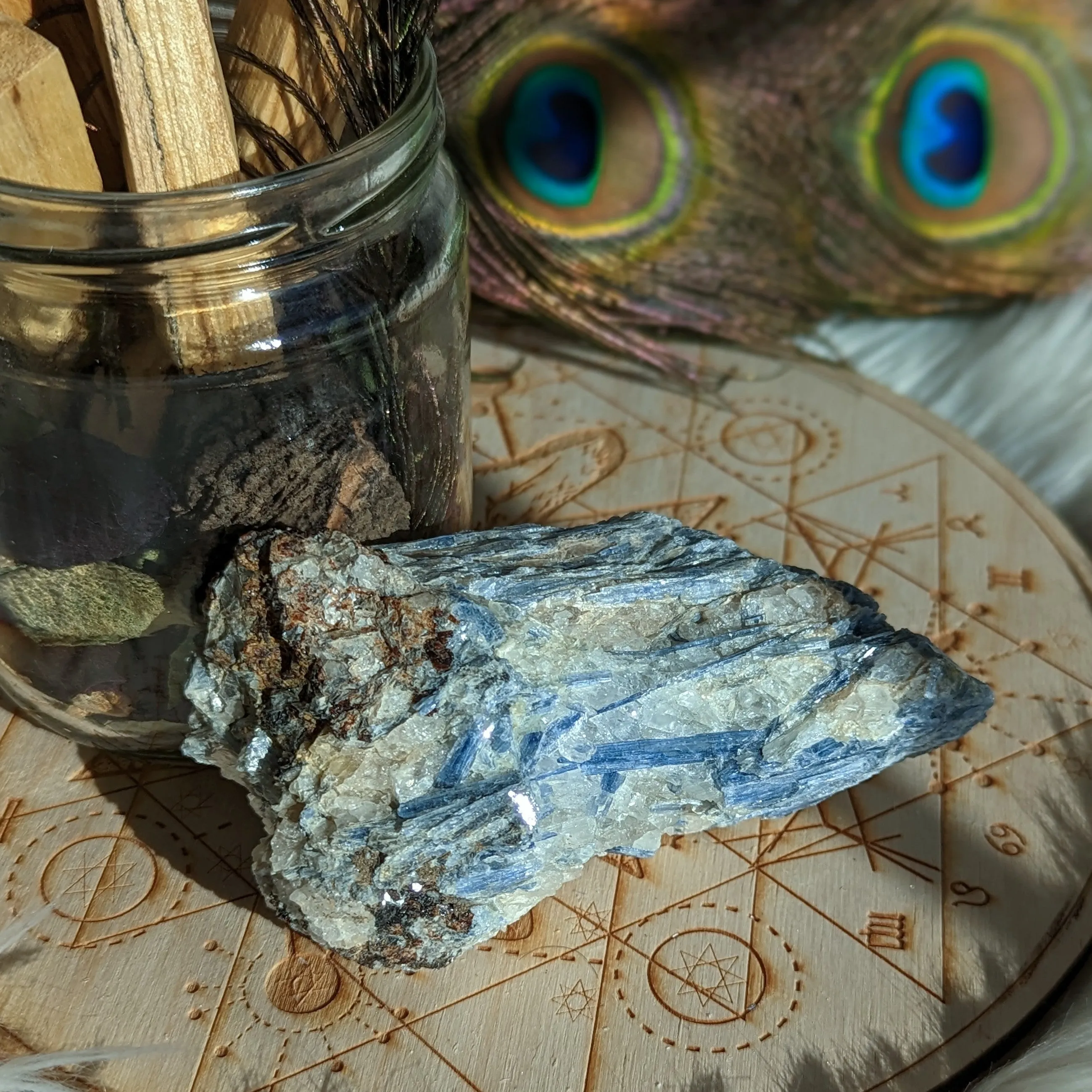 Dazzling Blue Kyanite in Matrix