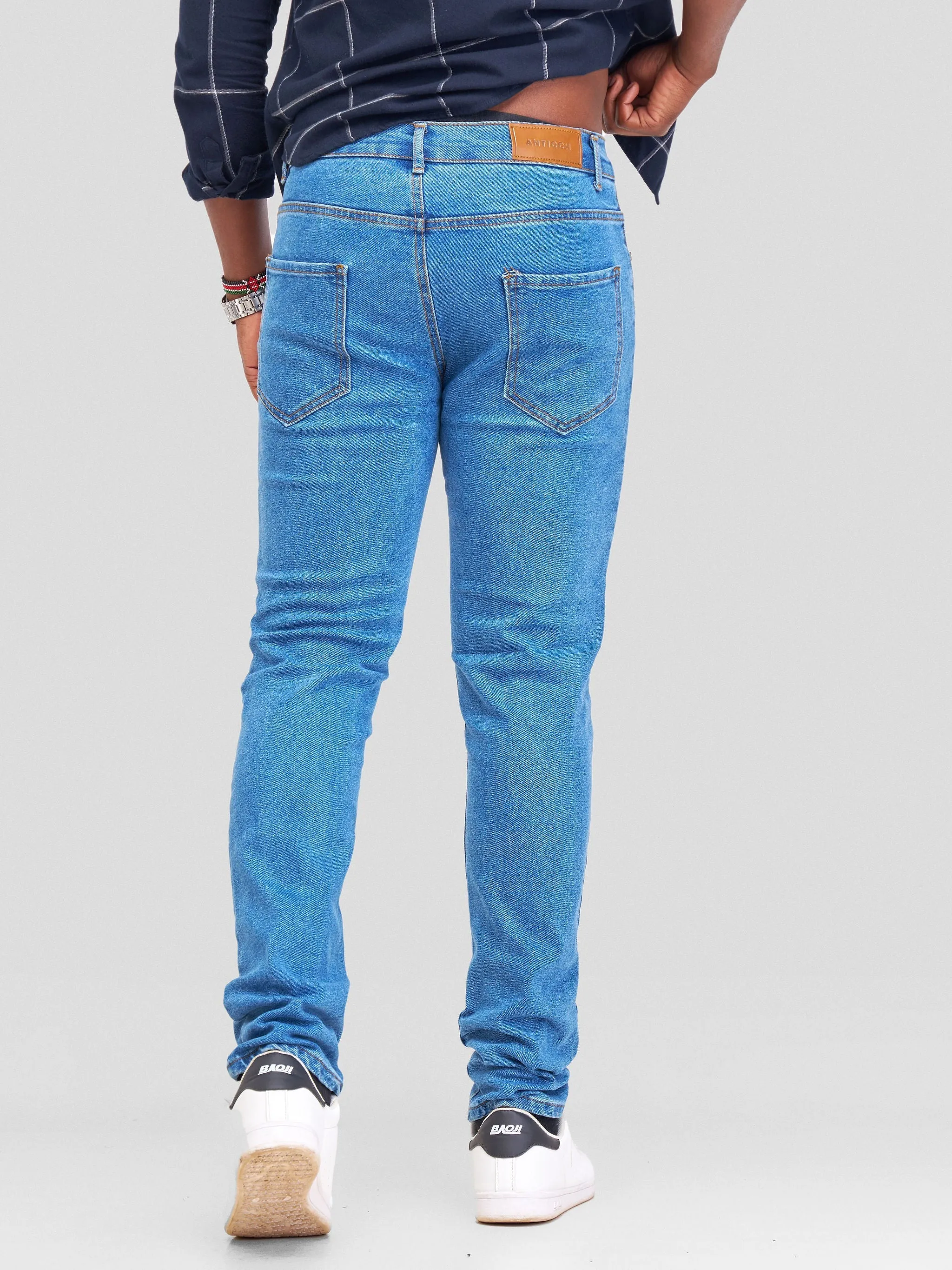 Denim Haven Classic Men's Straight Jeans - Light Blue