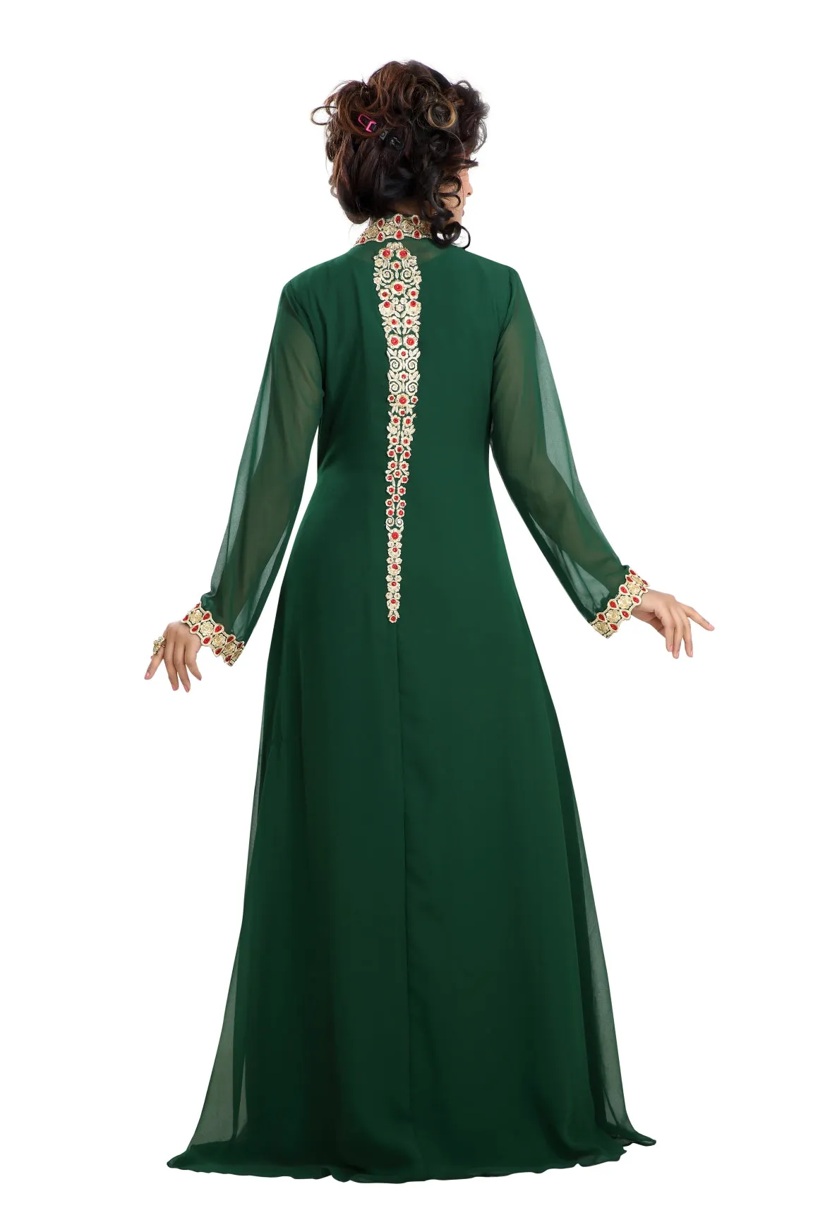 Designer Maxi Dress Robe Jalabiya