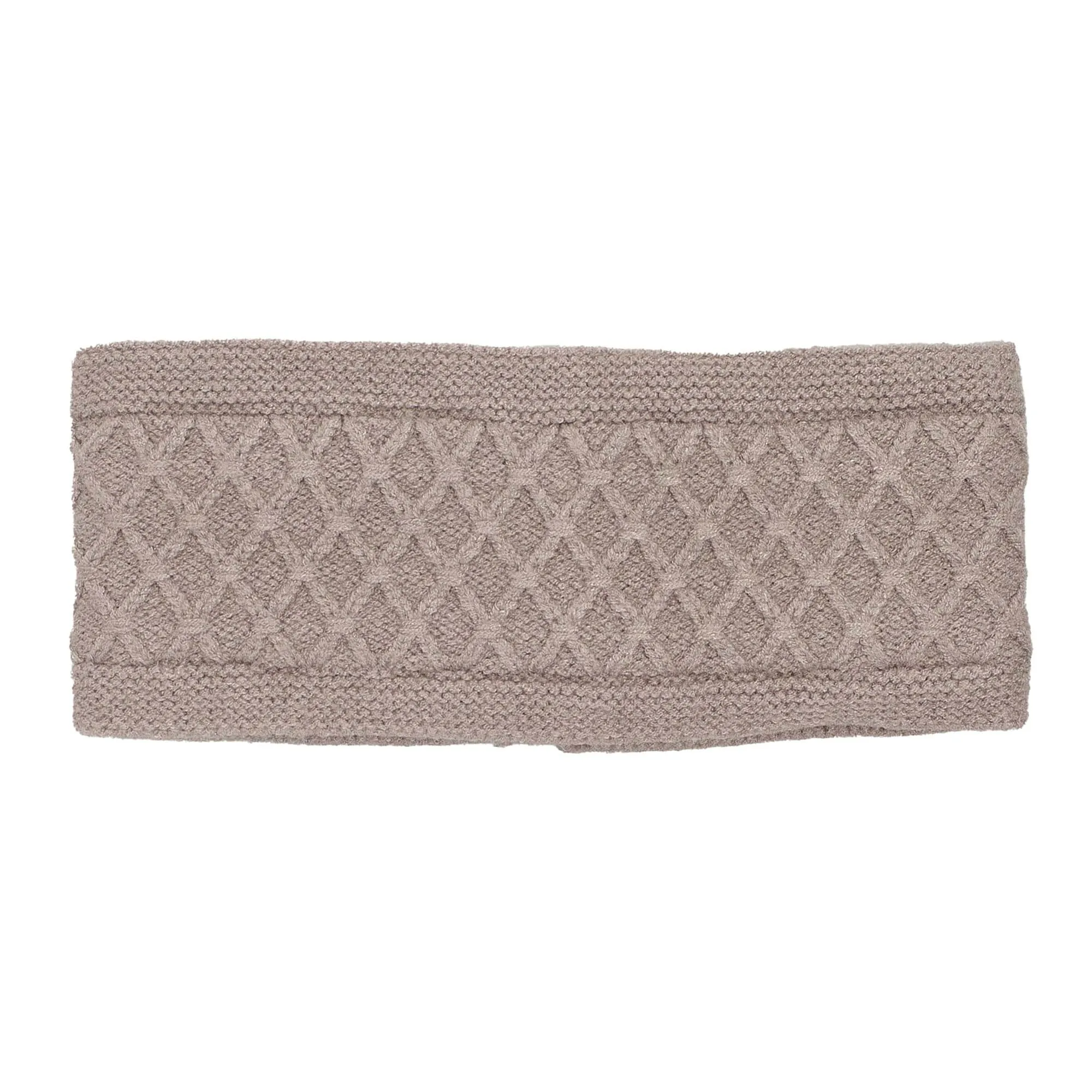 Diamond Cable-Knit Headband