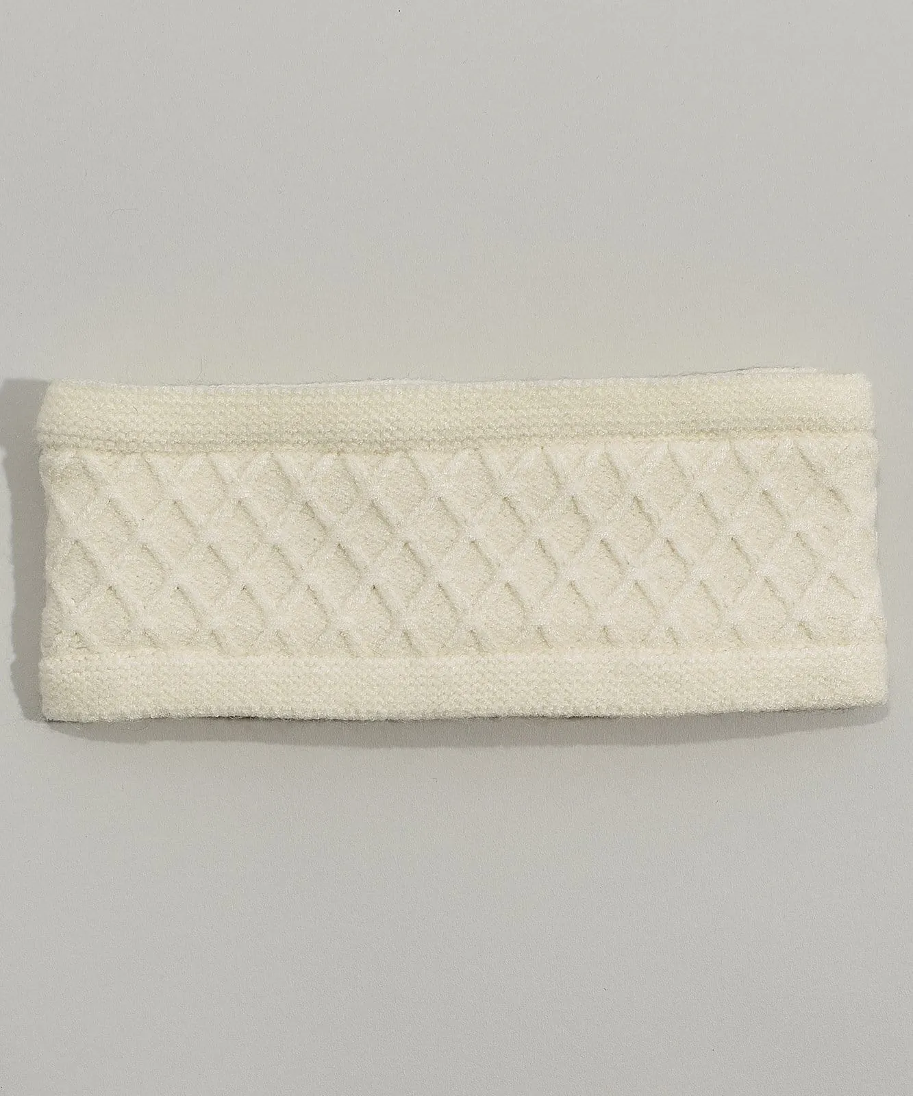 Diamond Cable-Knit Headband