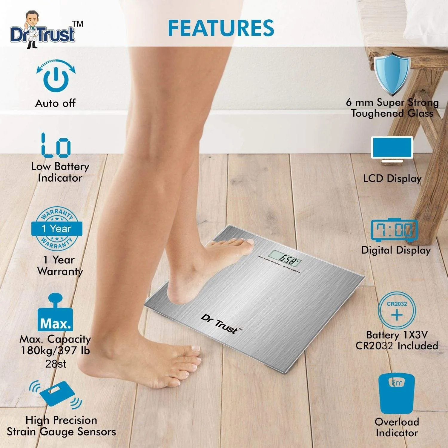 Dr Trust USA Platinum Scale (Non Rechargeable)