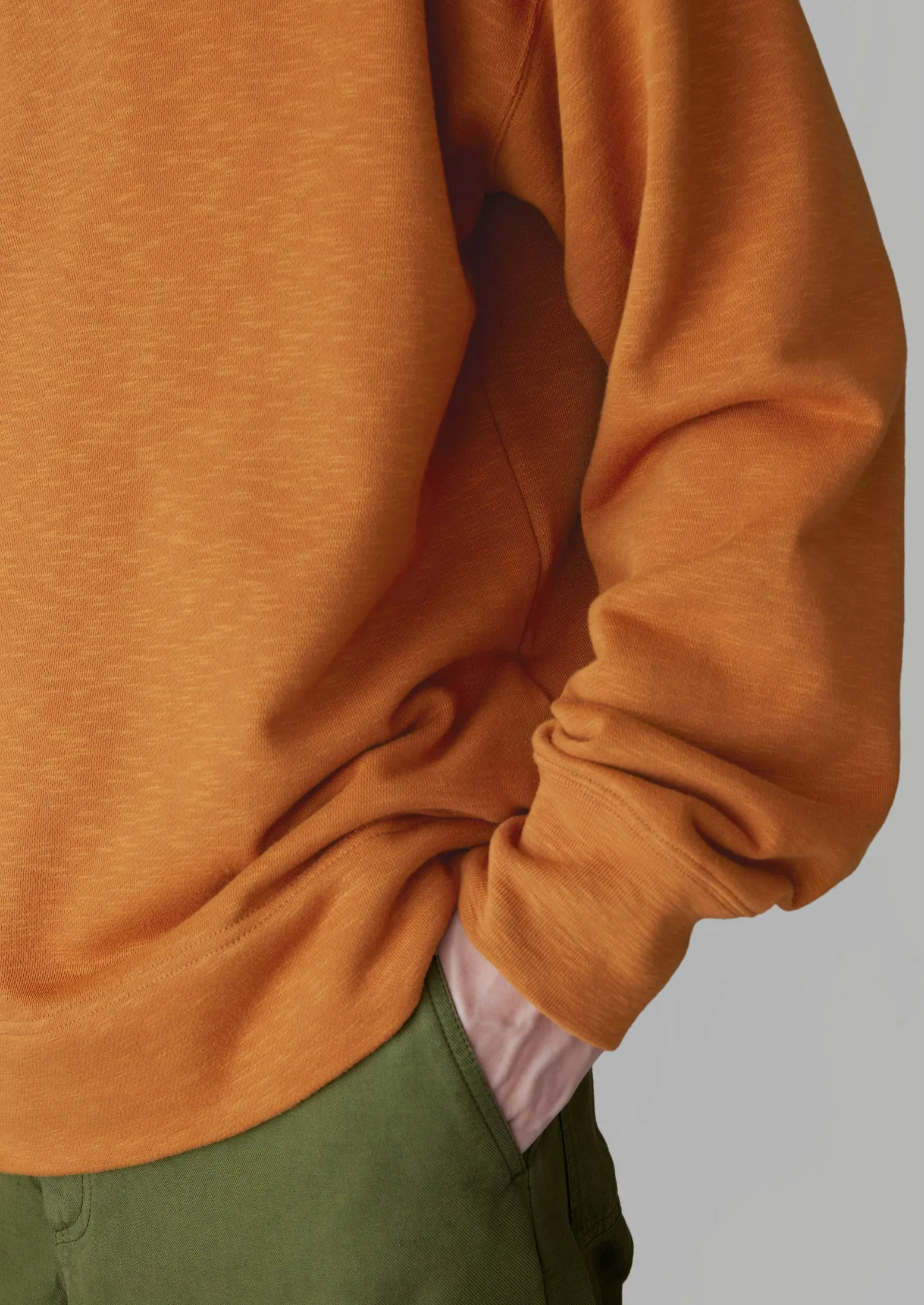 Dropped Shoulder Loopback Jersey Sweatshirt | Wild Carrot