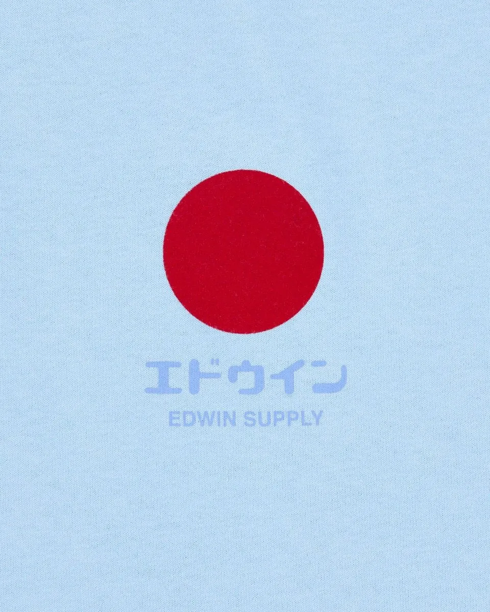 EDWIN JAPANESE SUN SUPPLY t-shirt - PLACID BLUE