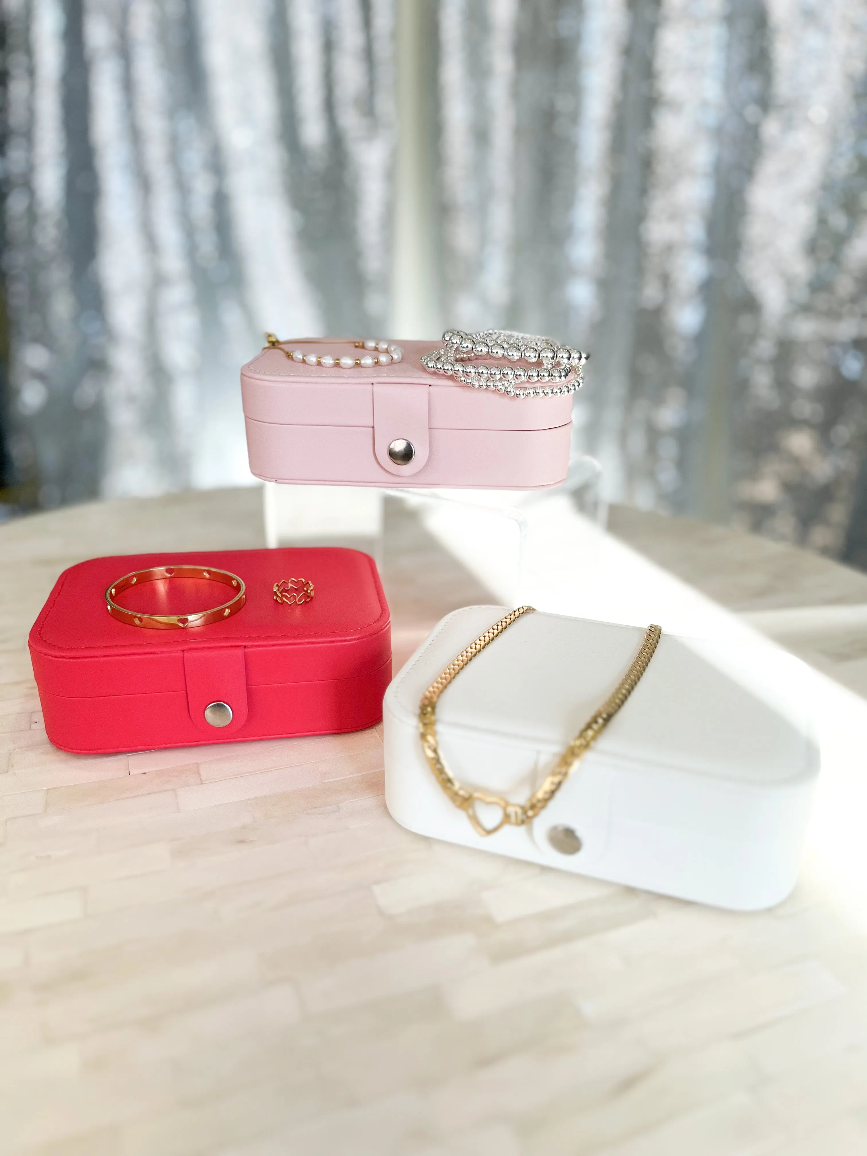 Essentials Red Jewelry Box