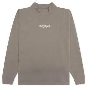 Essentials Relaxed Mockneck - Desert Taupe