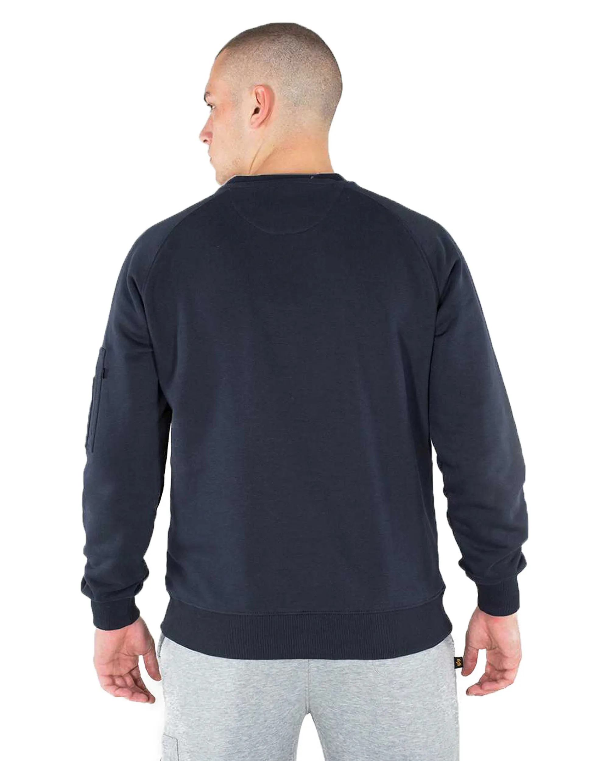 Felpa Uomo Alpha Industries X-Fit Sweat Blue