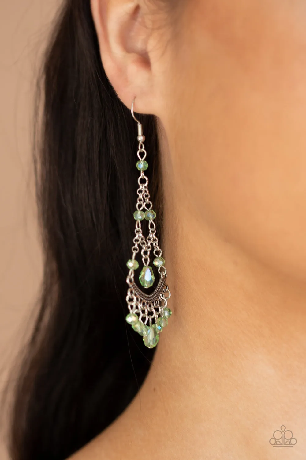 First In SHINE - Green Earring