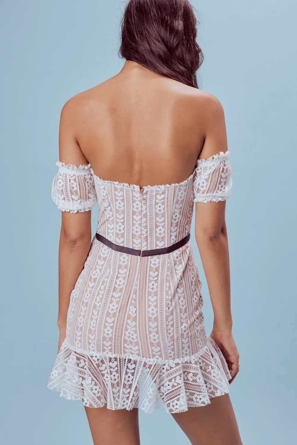 For Love and Lemons Dakota Lace Mini Dress