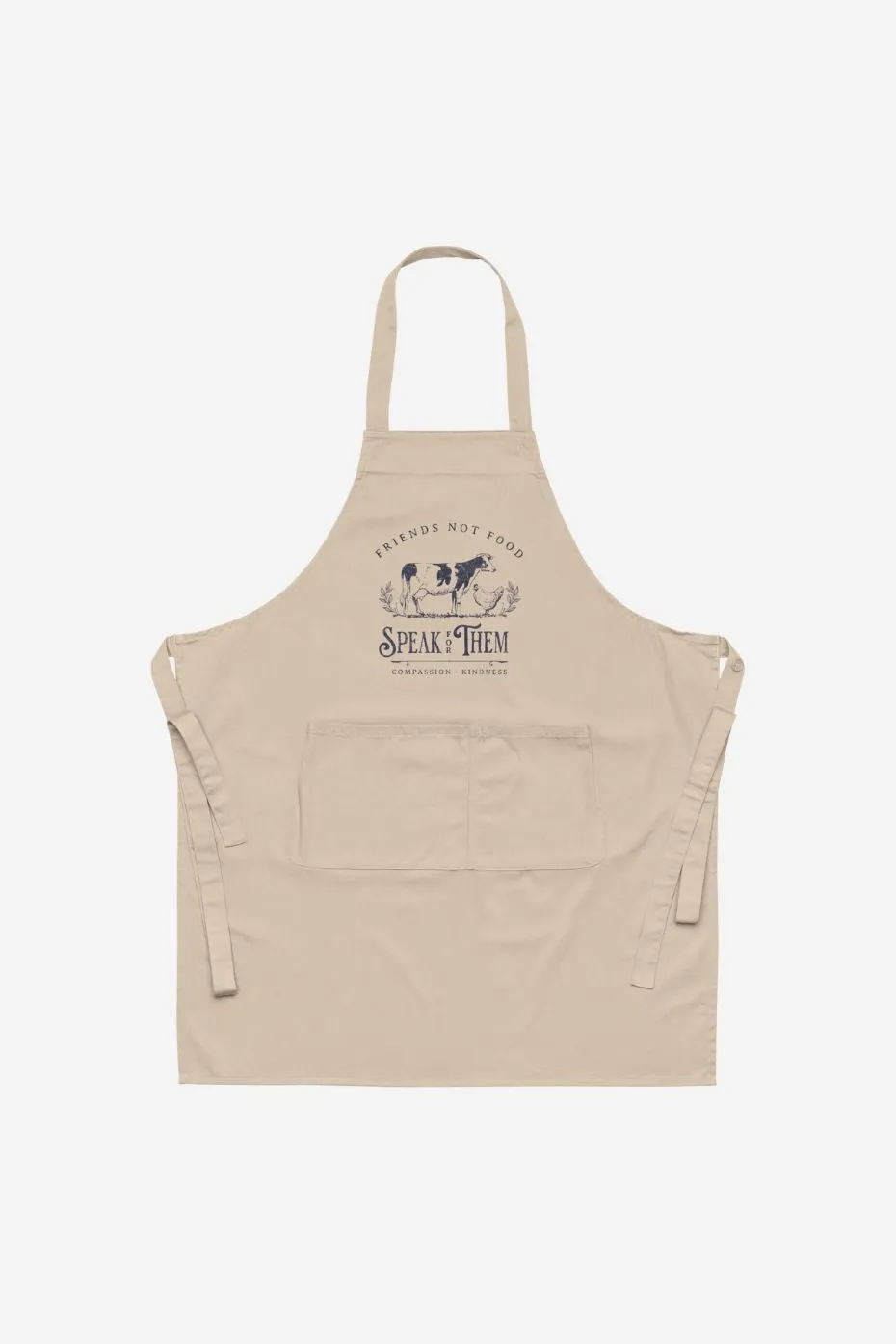 Friends Not Food - Organic cotton apron