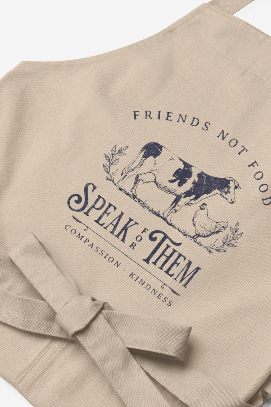 Friends Not Food - Organic cotton apron