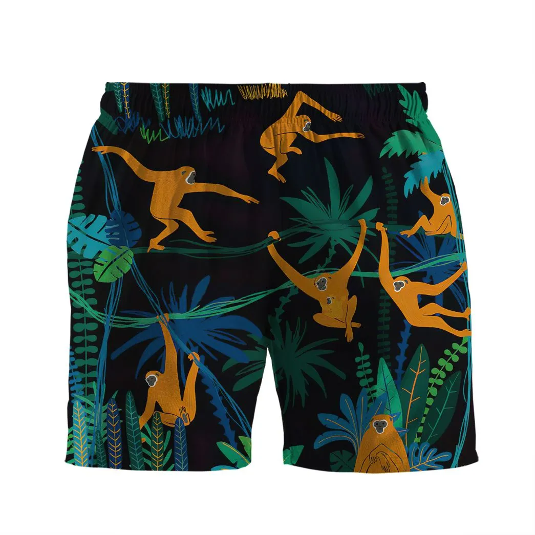 Gearhuman 3D Monkeys Life In The Jungle Shorts